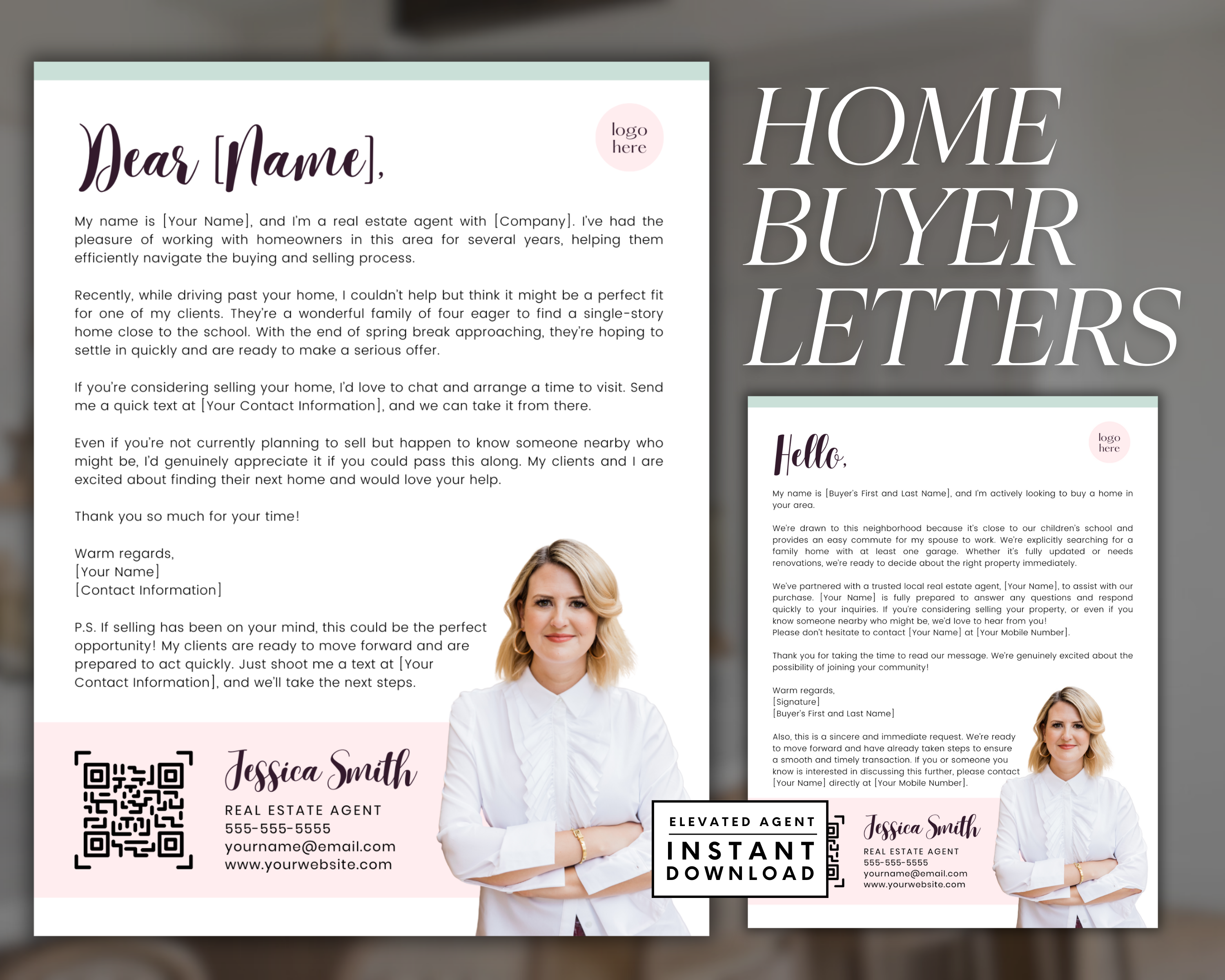 Home Buyer Letters - Playful Design Style