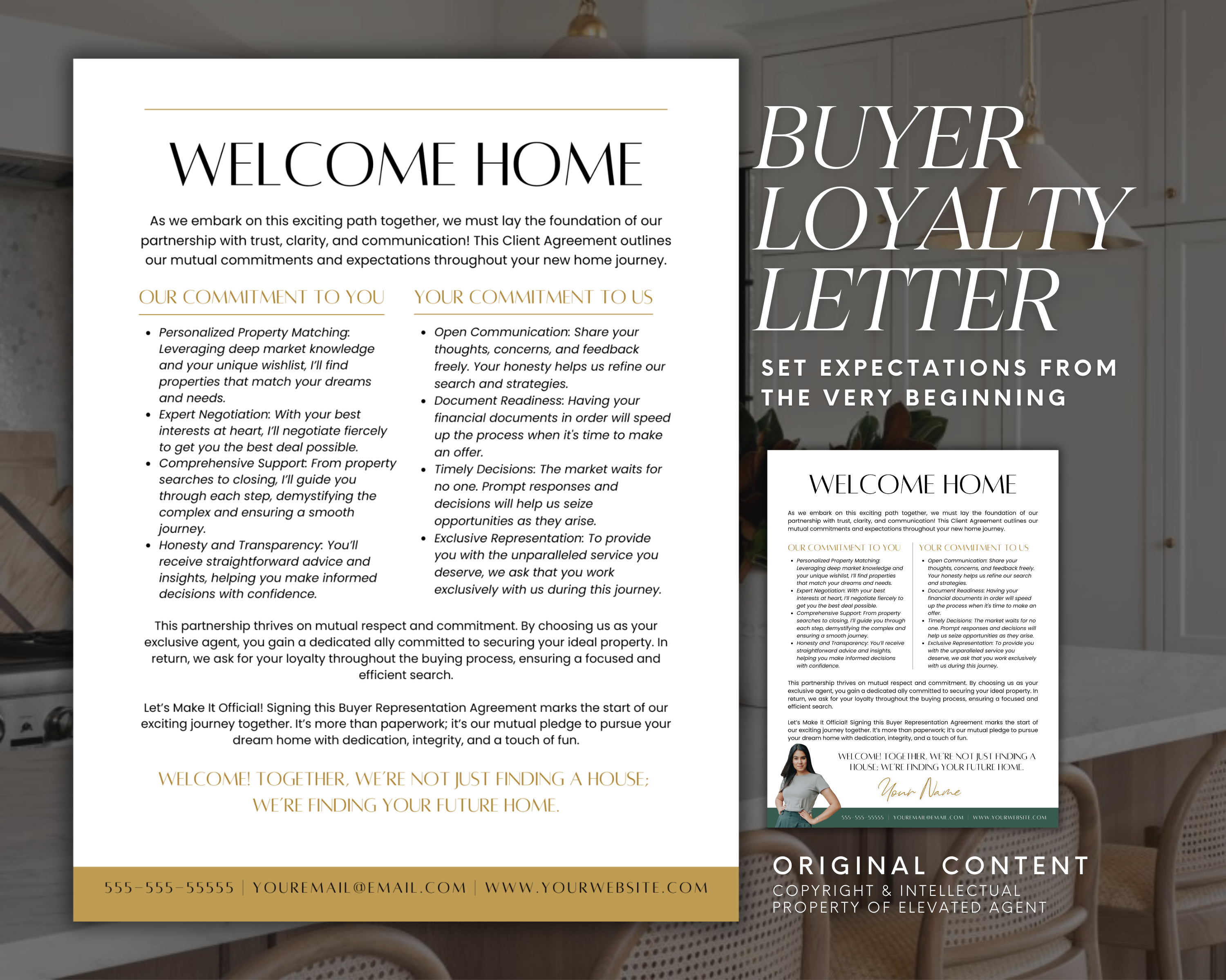 Buyer Loyalty Agreement - Exclusive Design Style