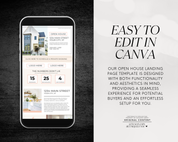 Open House Canva Landing Page