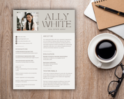 Real Estate Resume Template, ATS Resume Template, Professional Resume, Real Estate Marketing, Canva Resume, Realtor CV, Real Estate Template