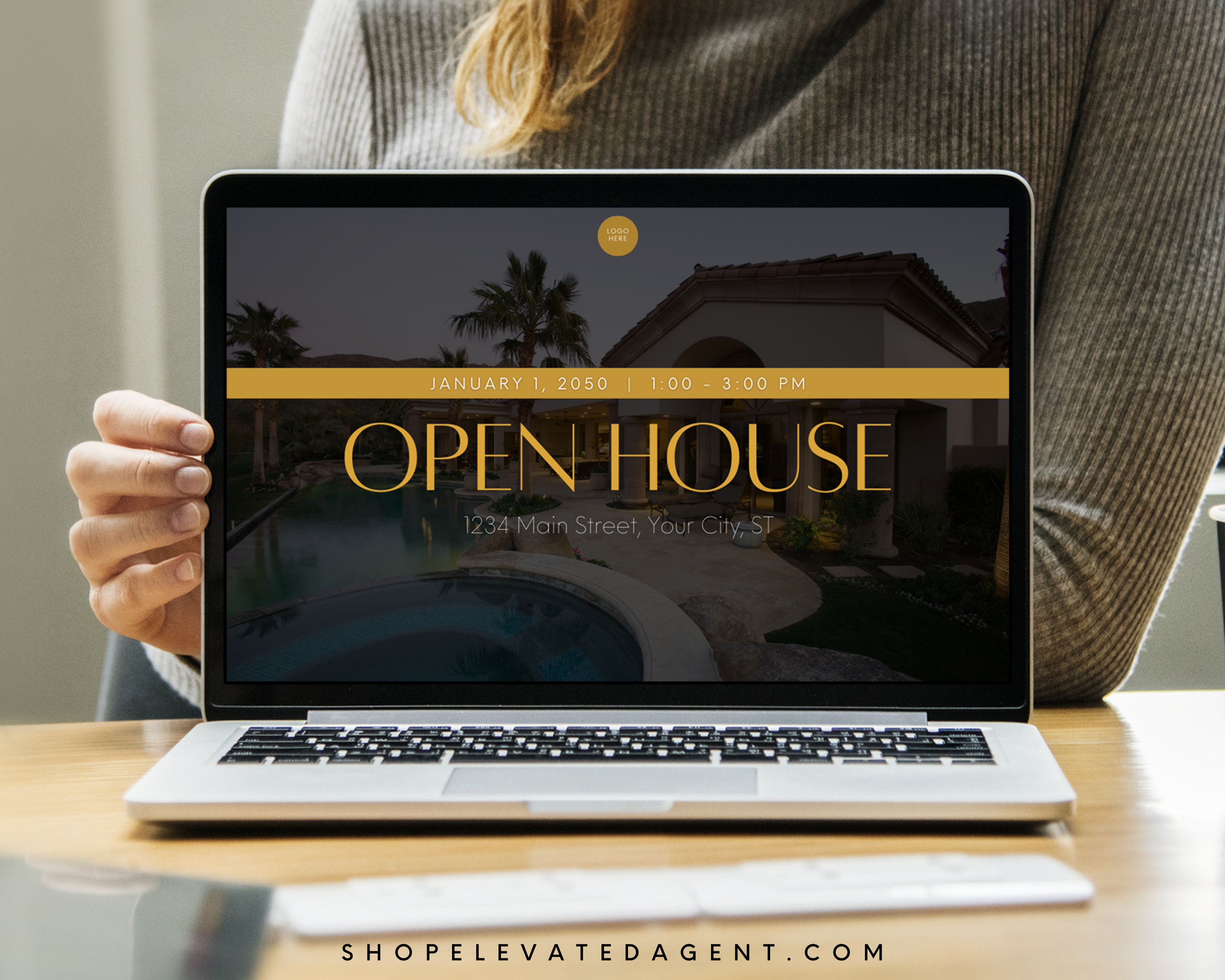 Open House Canva Landing Pages - Exclusive Design Style