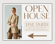 Open House Yard Sign, Real Estate Sign, Yard Sign Template, Realtor Marketing, Open House Flyer, Real Estate Template, Realtor Yard Sign