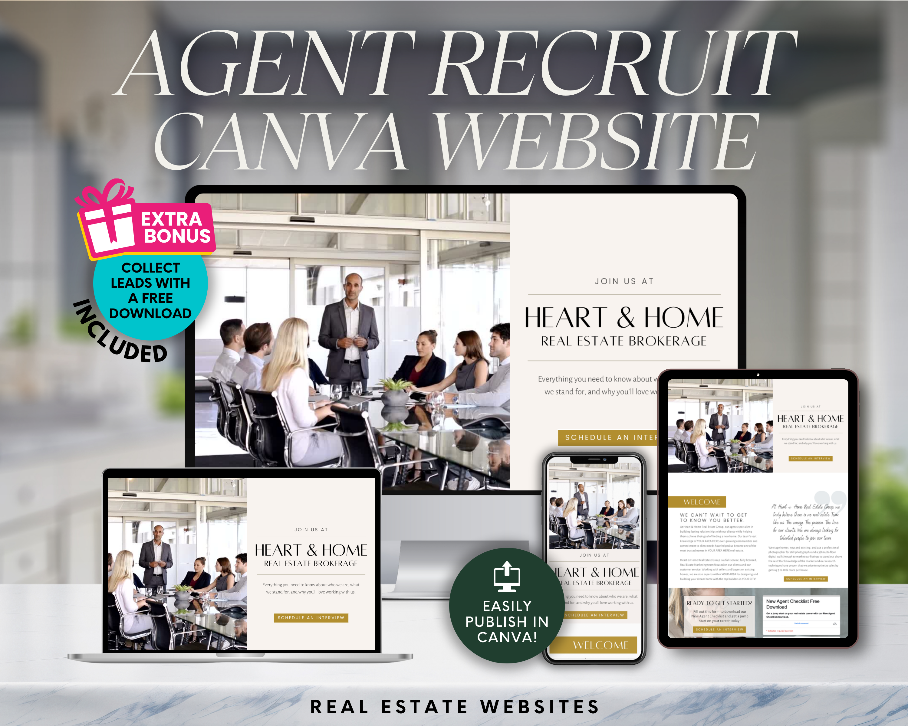 Agent Recruit Website