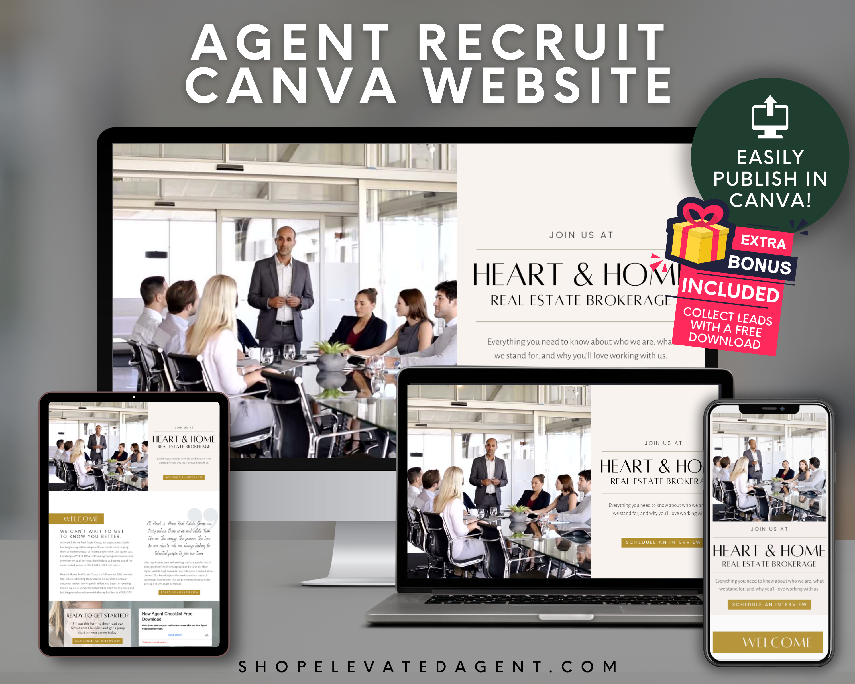 Agent Recruit Website