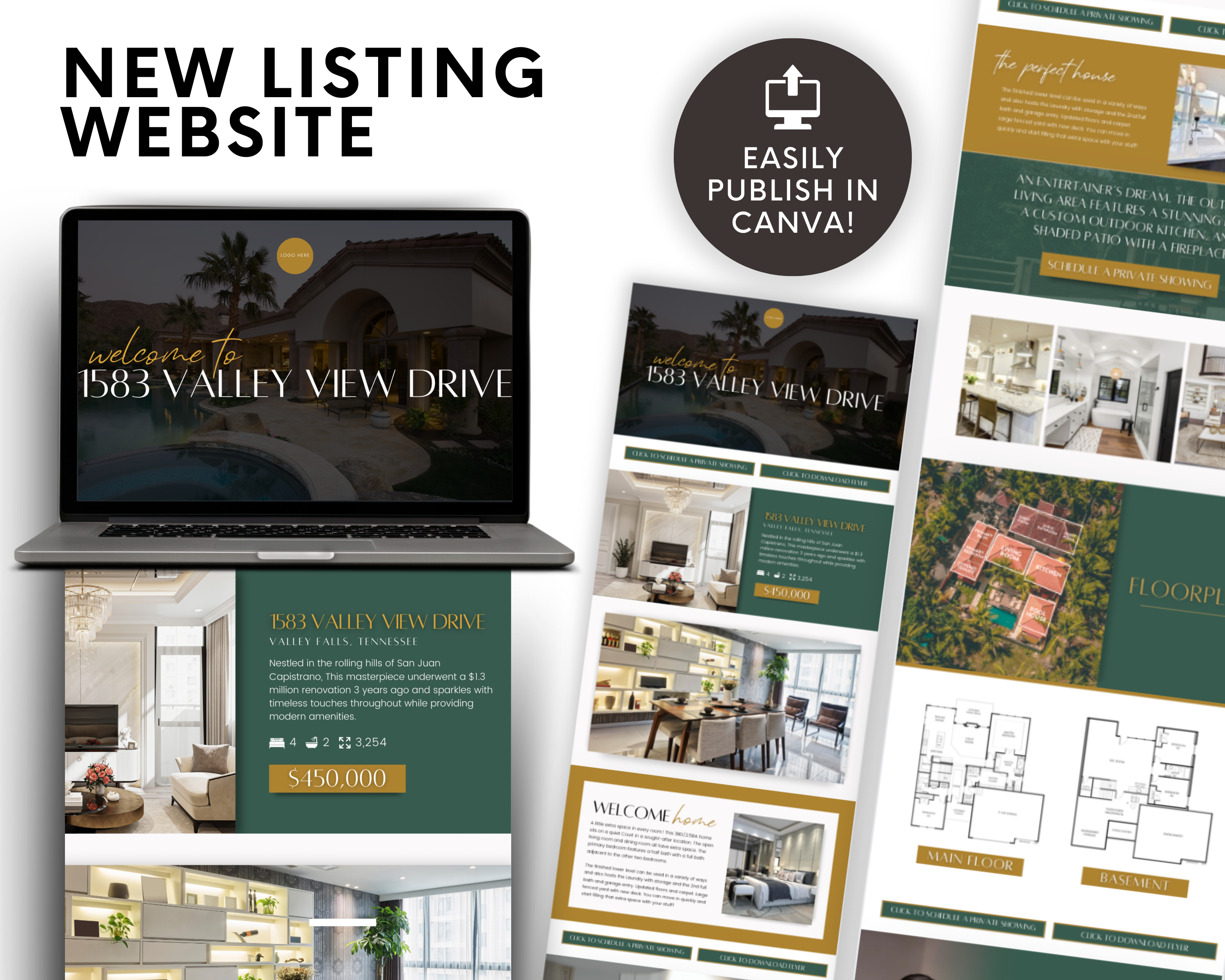 Exclusive Brand Bundle Level 1 - Luxury Real Estate Templates