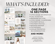 Open House Canva Landing Page