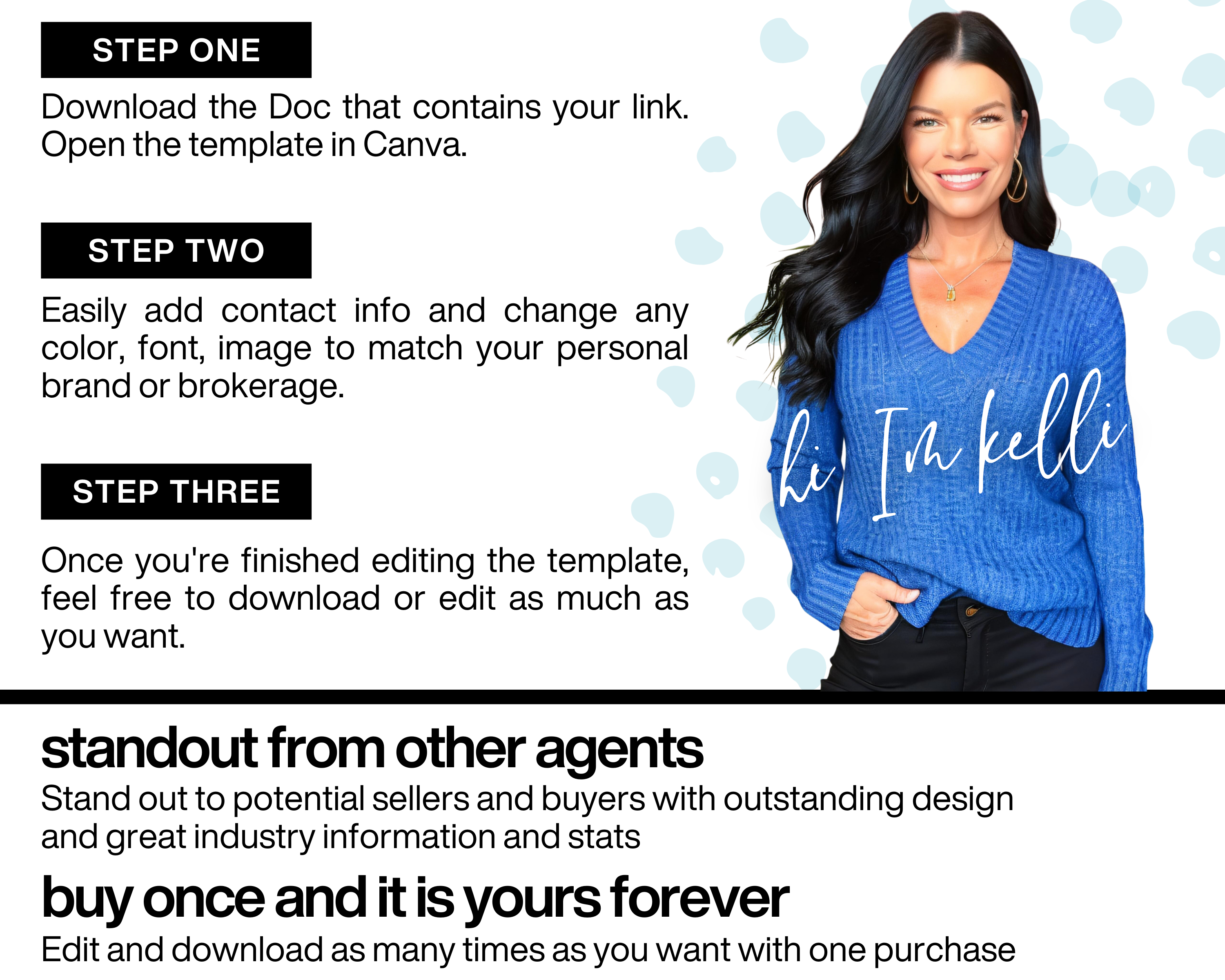 Referral Agent Flat Card, Real Estate Template, Agent Referral Thank You Card, Real Estate Flyer, Real Estate Agent, Home Seller Packet