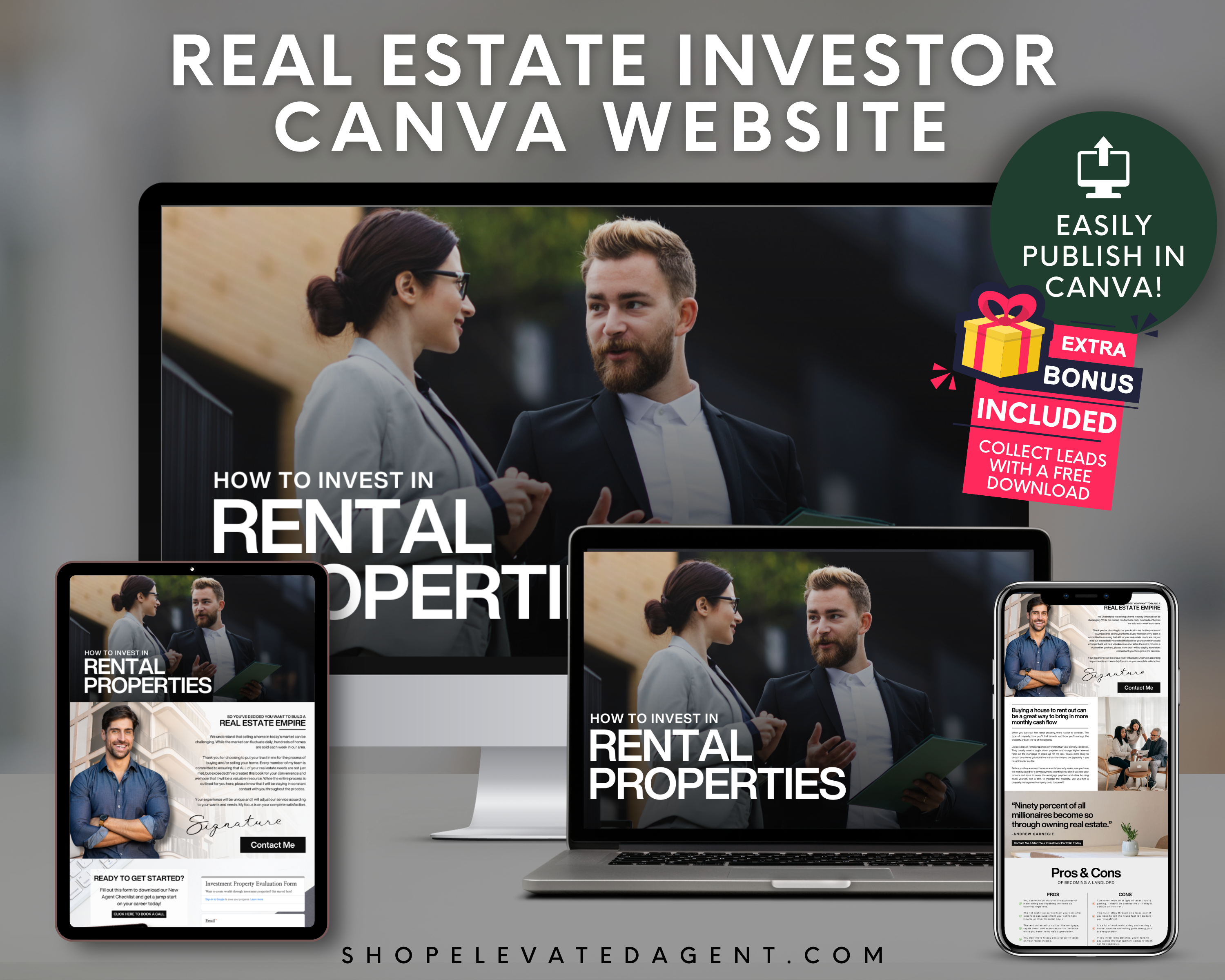 How To Invest In Rentals Website - Classic Design Style