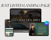 New Listing Canva Landing Pages - Exclusive Design Style