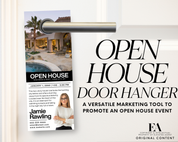 Open House Door Hanger - Classic  Design Style