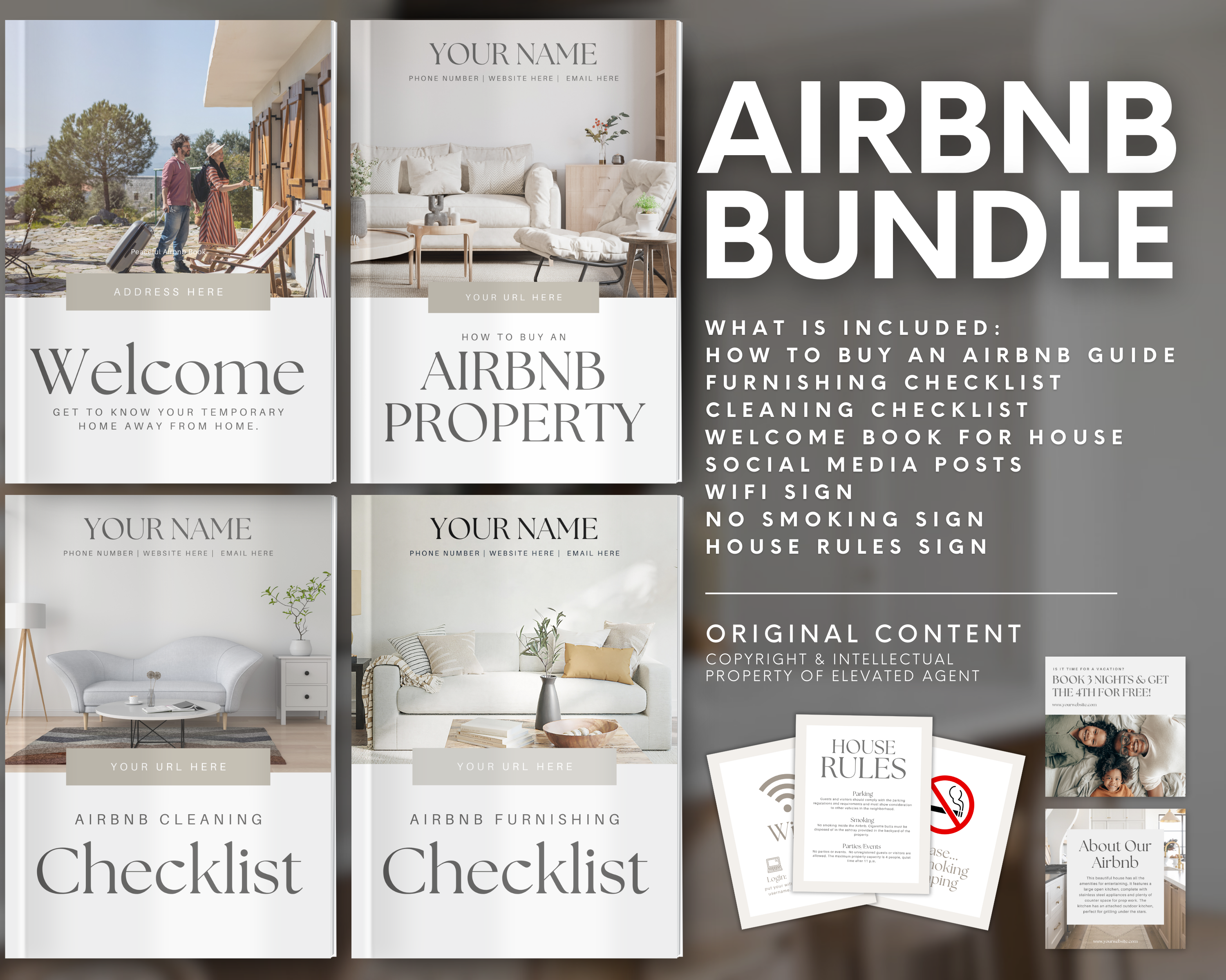 Airbnb Bundle - Peaceful Design Style