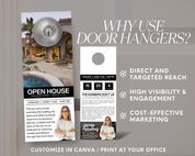 Open House Door Hanger - Classic  Design Style