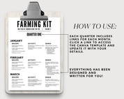 One Year Farming Kit