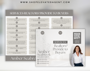 Realtor Value Trifold Brochure - Peaceful Design Style