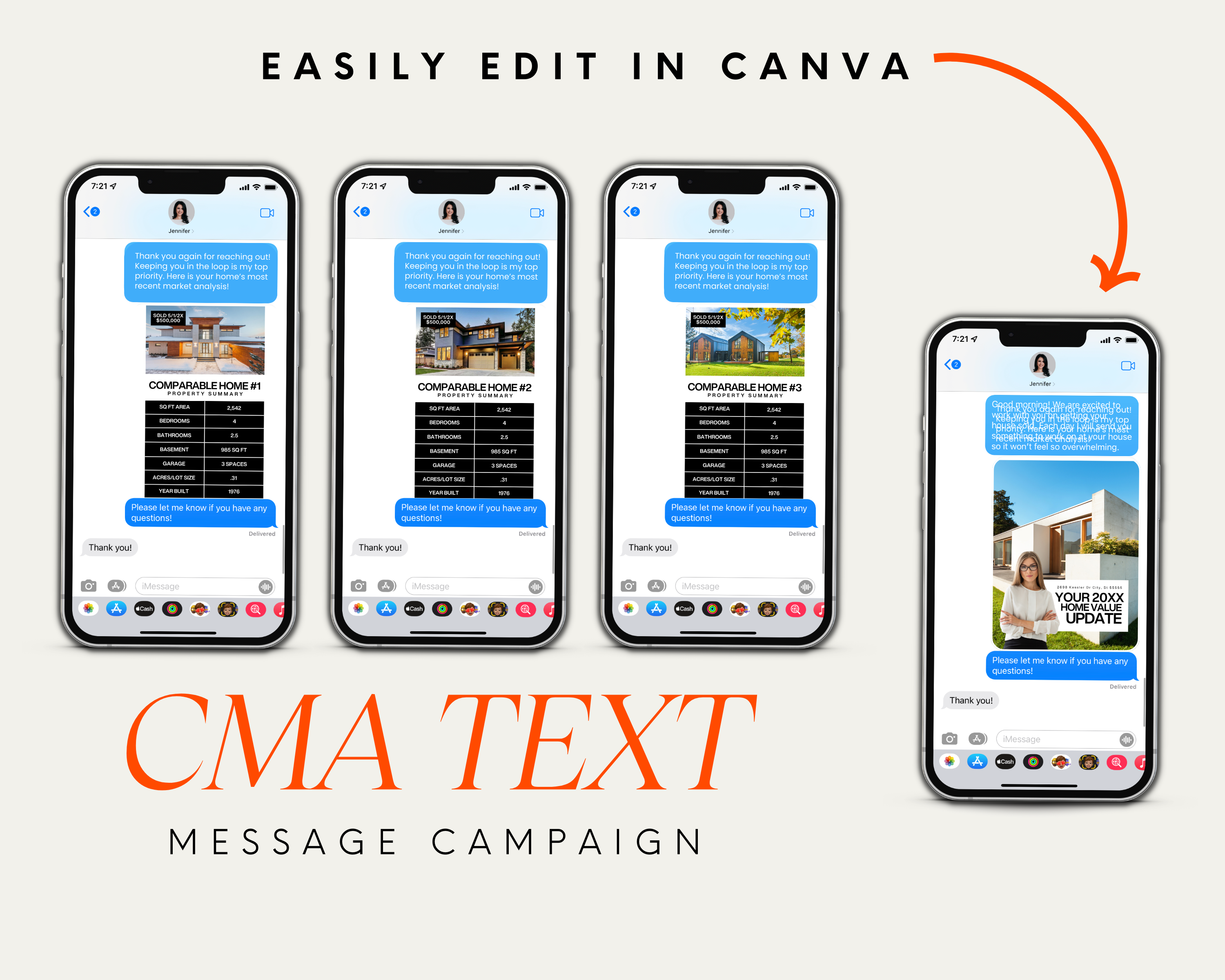 CMA Text Image - Classic  Design Style