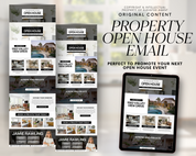 Open House Email - Classic Design Style