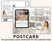 Real Estate Marketing, Real Estate Social Media, Home Seller Packet, Real Estate Postcard, Real Estate Mailers, Canva Landing Page, Realtor