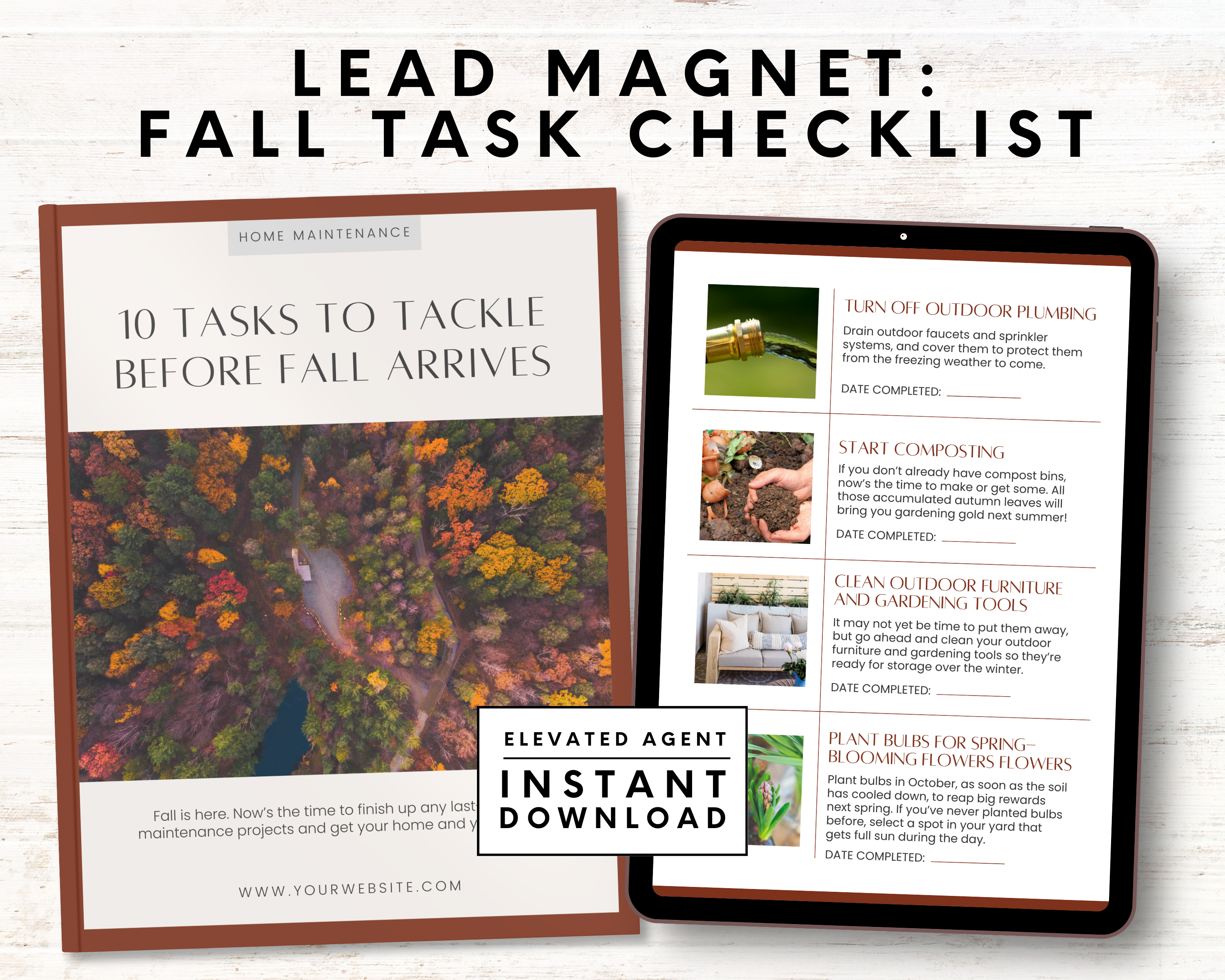 Fall Real Estate Checklist Homeowner Maintenance Guide