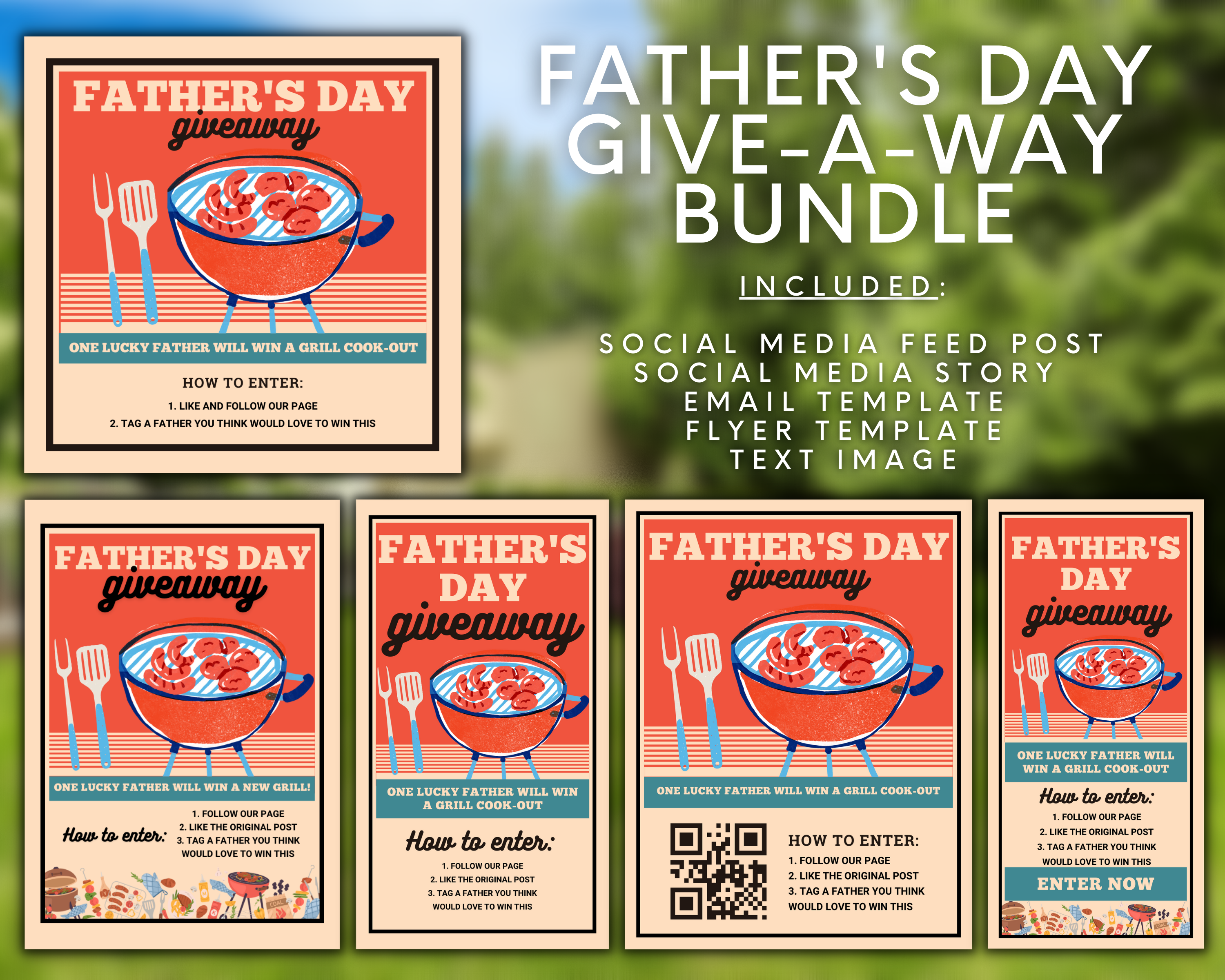 Real Estate Template – Father's Day Giveaway Bundle