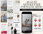 August 2023 Story Newsletter - Real Estate Marketing Templates