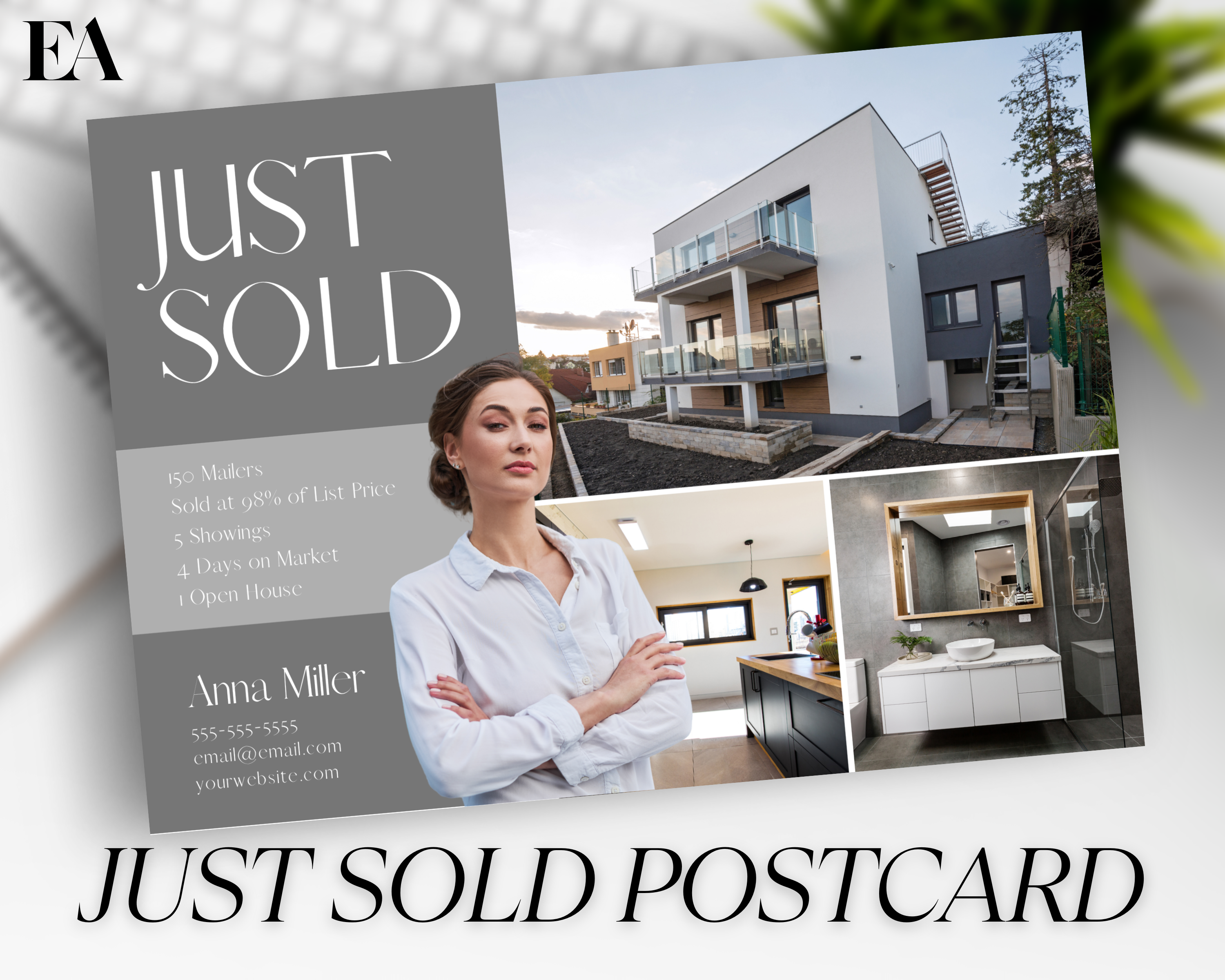 Real Estate Template – Just Sold Postcard