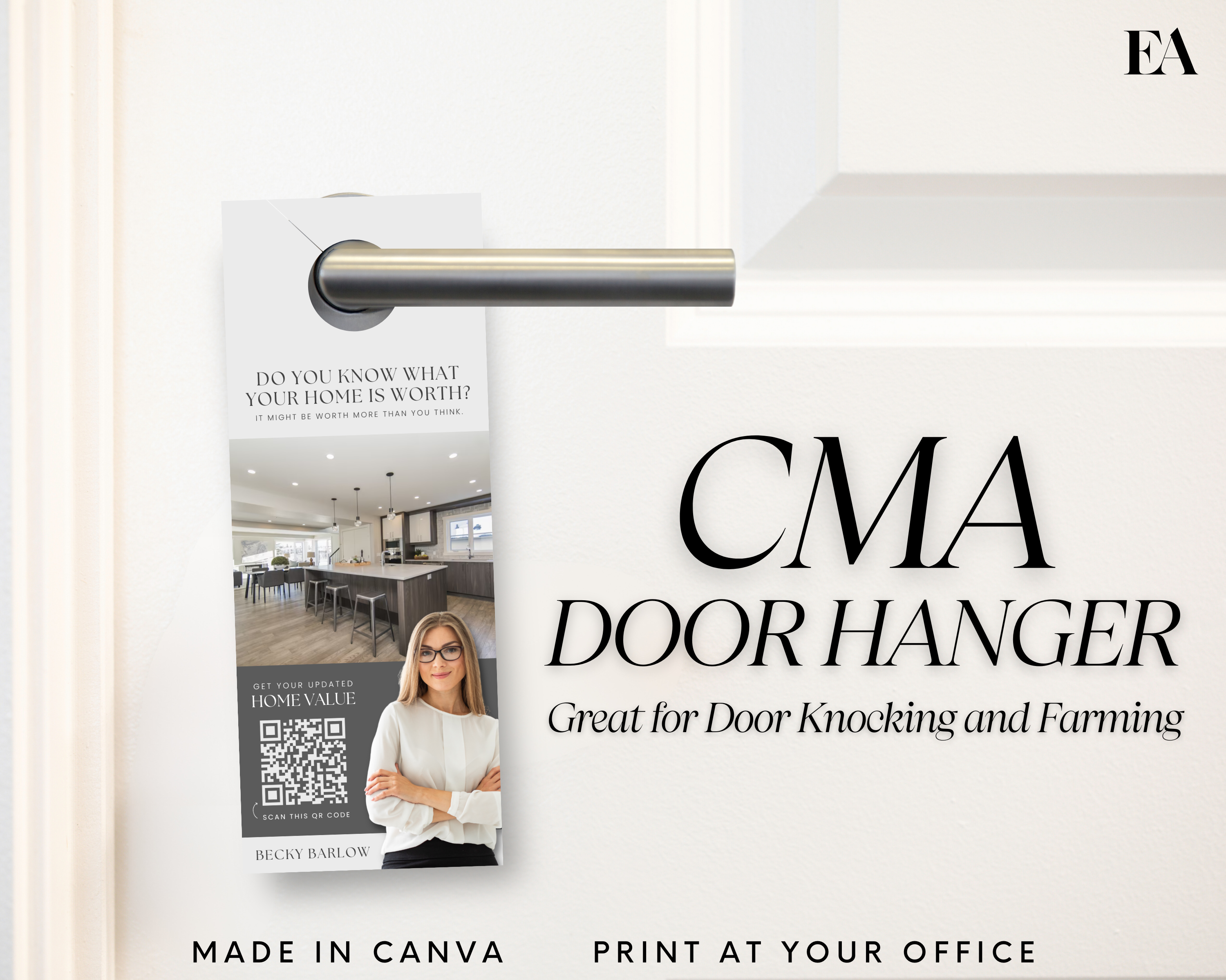 Real Estate Template – CMA Door Hanger