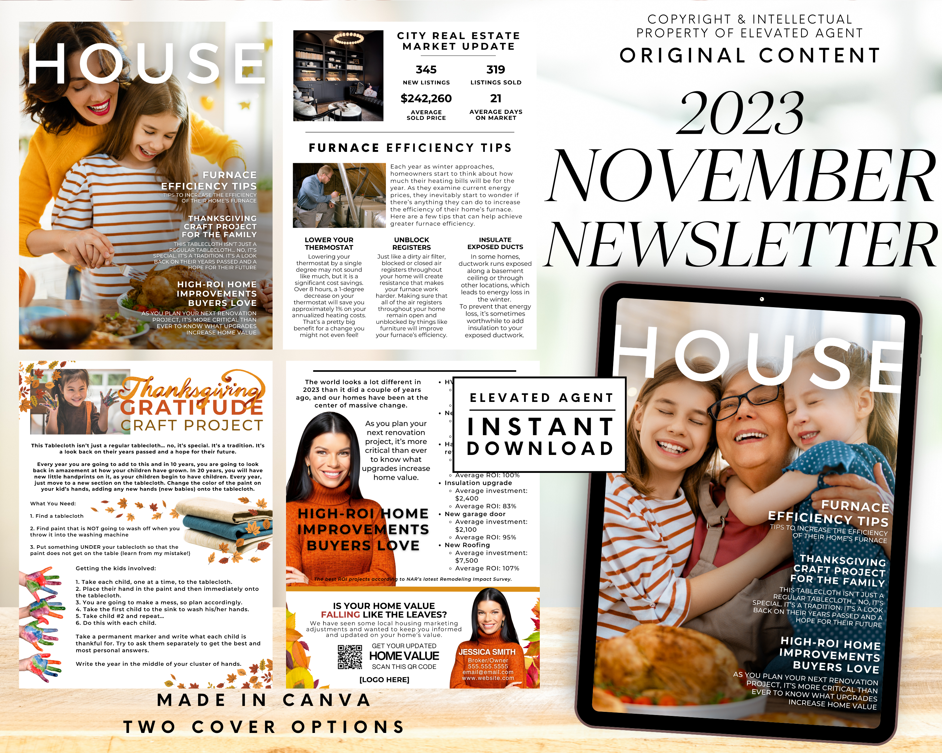 November 2023 Newsletter - Real Estate Template