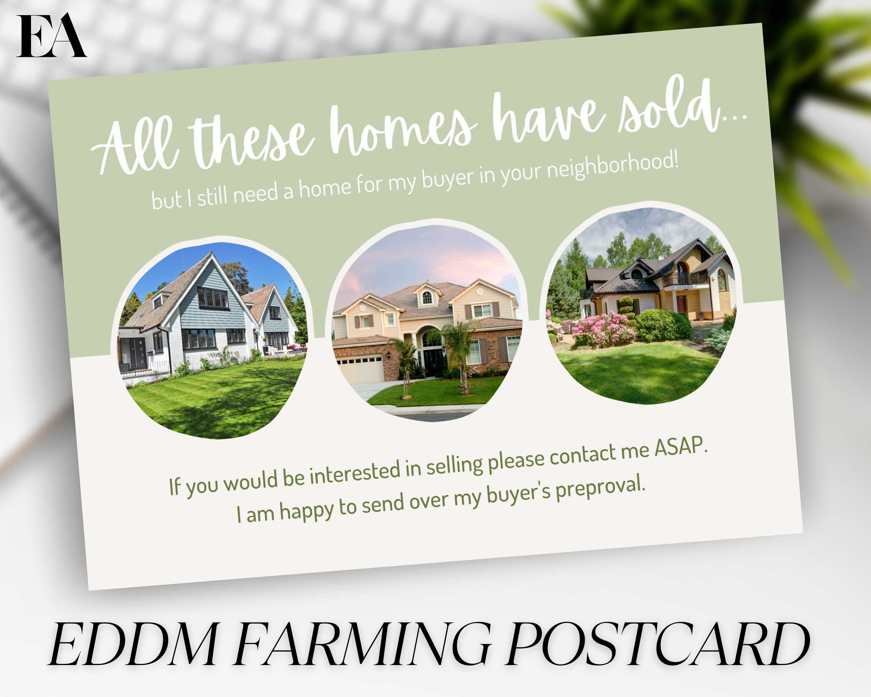 Real Estate Template – Farming Postcard for Sellers