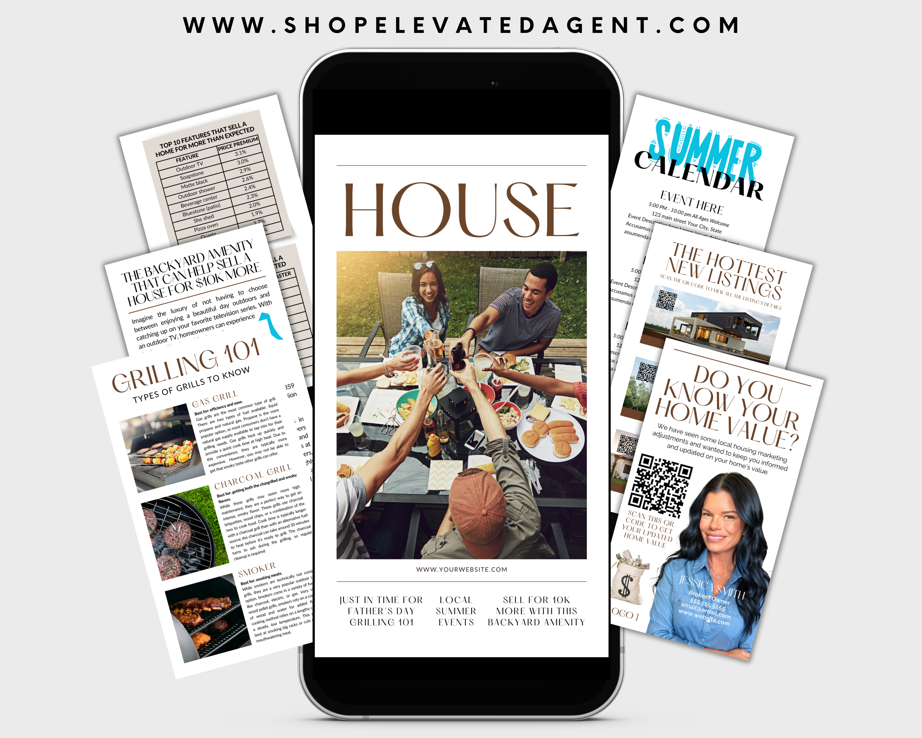 Real Estate Newsletter Story, 2024 June Newsletter, Realtor Instagram, Real Estate Social Media, Newsletter Template, Real Estate Flyer