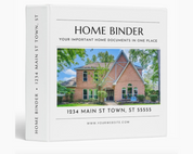 Real Estate Home Binder, Realtor Closing Gift, Real Estate Marketing, Closing Binder, House Binder, Home Buyer Guide, Realtor Flyer, Canva