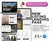 New Listing Canva Landing Pages - Classic Design Style