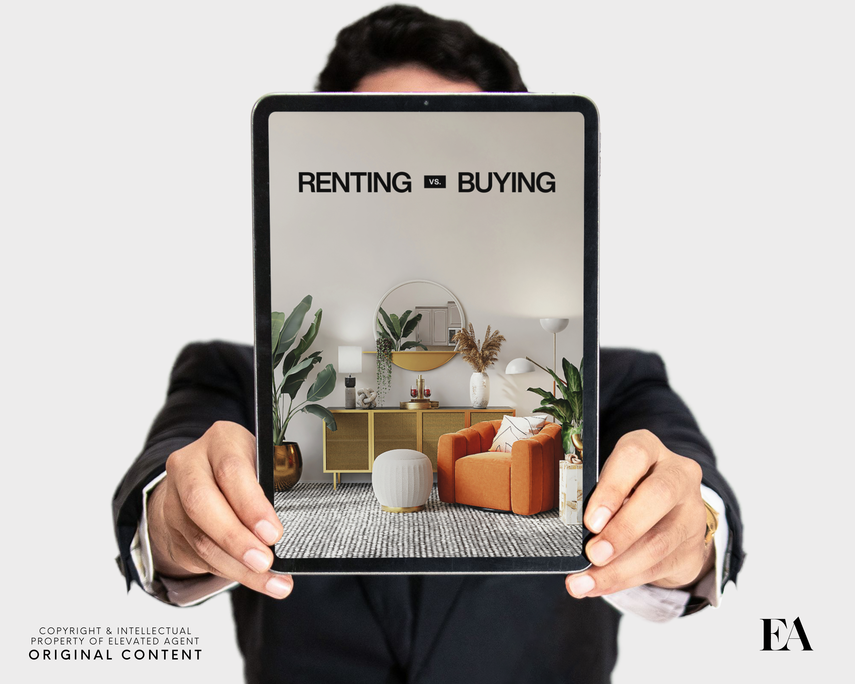 Real Estate Renting Vs. Buying Guide, Real Estate Marketing, Home Buyer Guide, Real Estate Template, Realtor Flyer, Rental Property, Canva Template