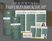 Realtor Value Trifold Brochure - Exclusive Design Style