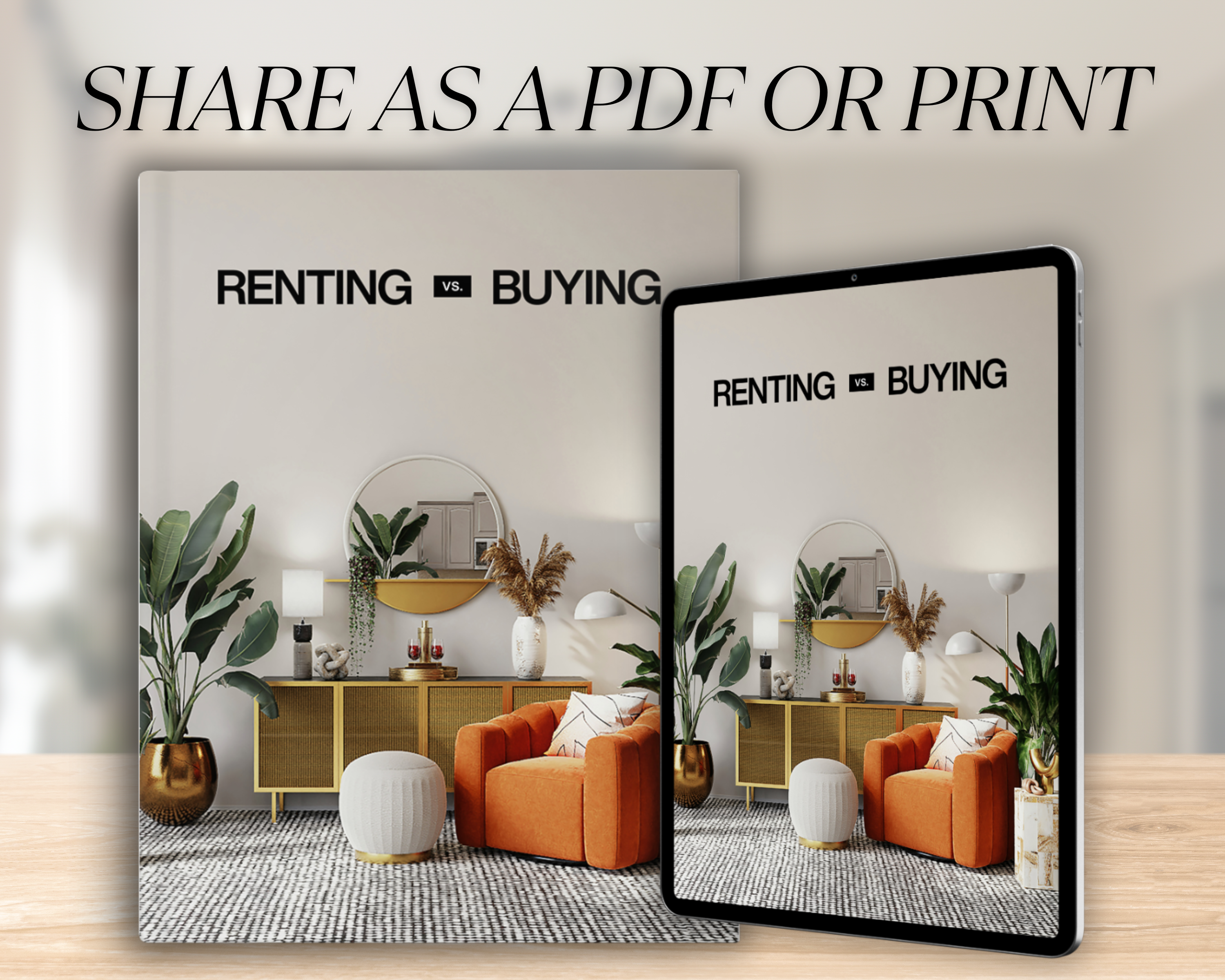 Real Estate Renting Vs. Buying Guide, Real Estate Marketing, Home Buyer Guide, Real Estate Template, Realtor Flyer, Rental Property, Canva Template