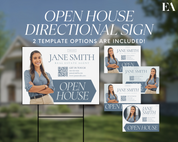 Open House Yard Sign, Real Estate Sign, Yard Sign Template, Realtor Marketing, Open House Flyer, Real Estate Template, Realtor Yard Sign