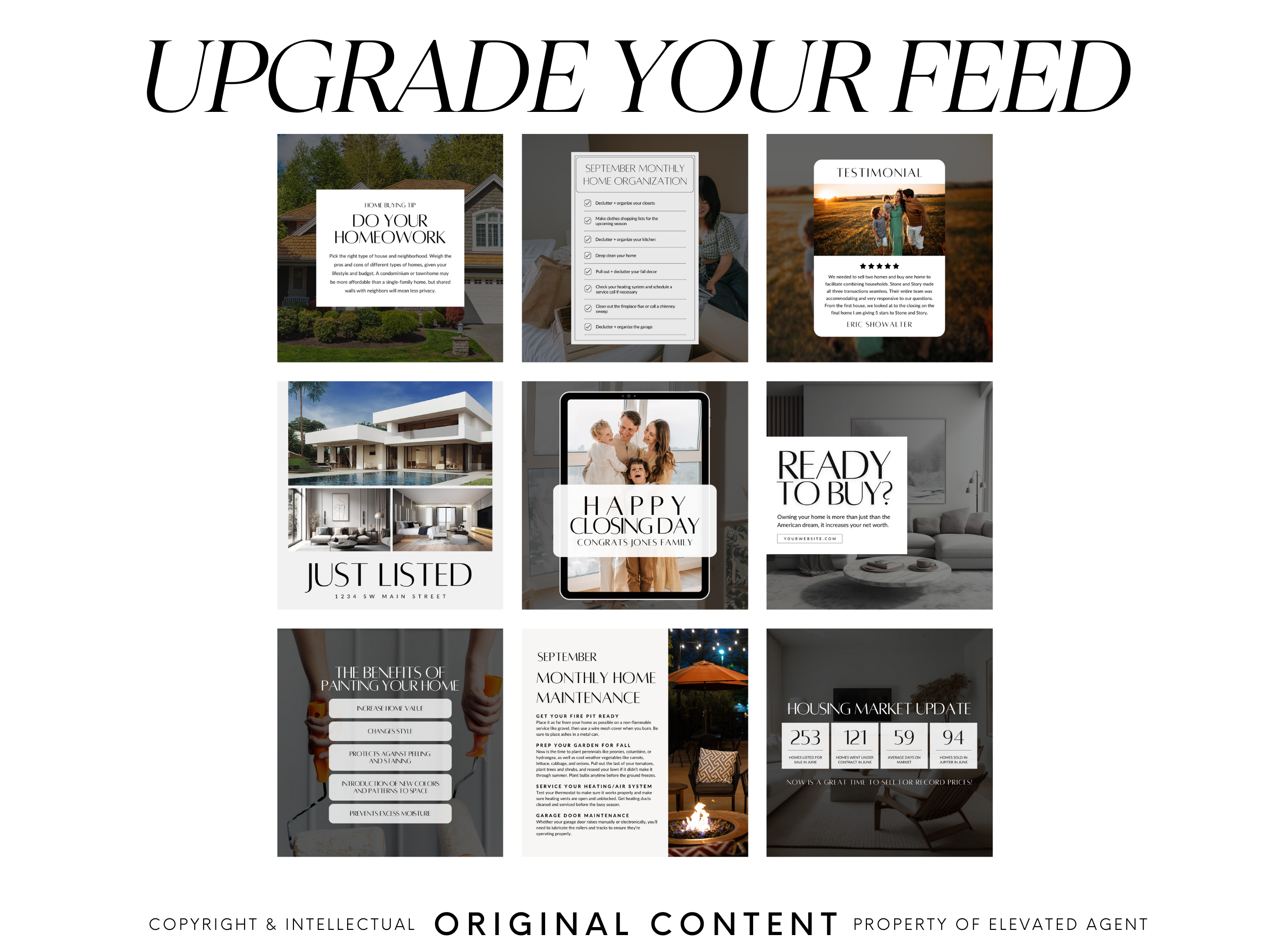 365 Real Estate Social Media Posts, Social Media Bundle, Realtor Social Media, Social Media Planner, Realtor Instagram Marketing Template