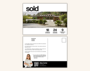 Just Sold Postcard for Real Estate Agents Just Sold Postcard Realtors Postcard Hello Neighbor Postcard Real Estate Farming Postcard Template