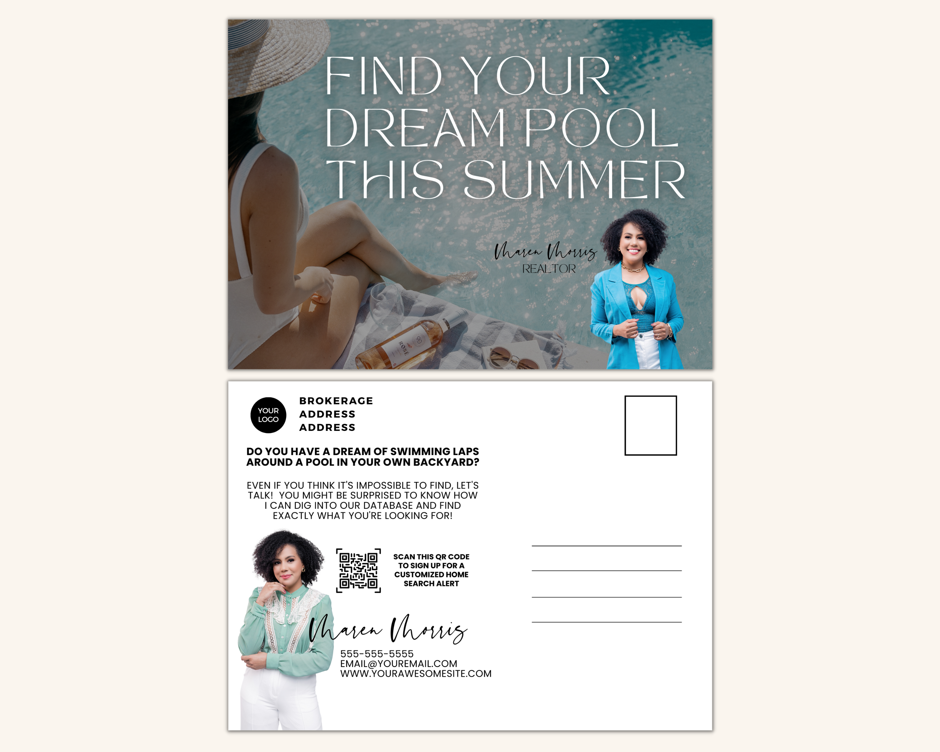 Real Estate Template – Summer Postcard