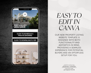 New Listing Canva Landing Page - Classic Design Style