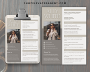 Professional Resume Templates, Real Estate Agent Resume, Realtor Resume, Real Estate Marketing, ATS Friendly Resume, Realtor CV, Canva