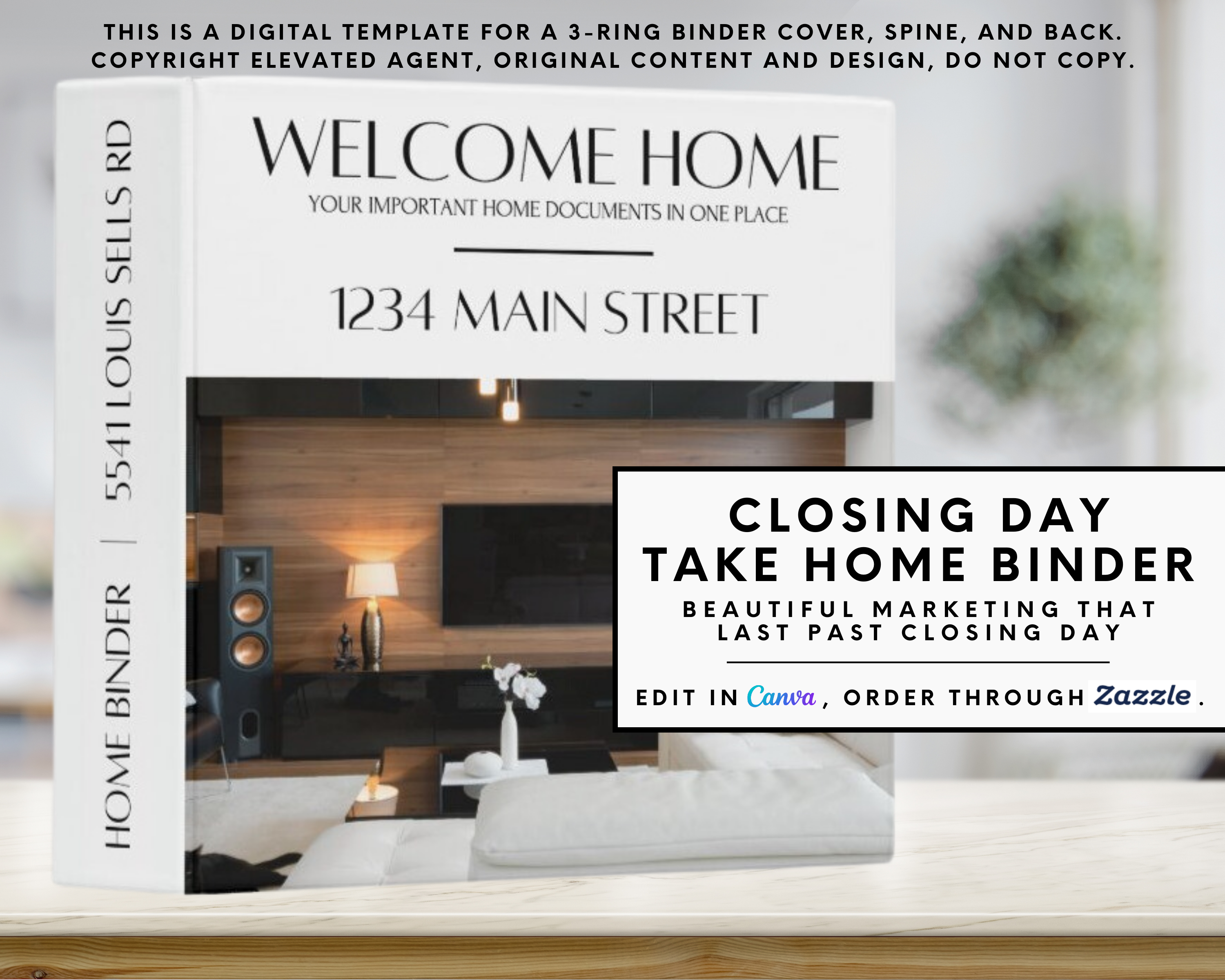 Real Estate Client Closing Gift, New Home Binder, Home Buyer Packet, Real Estate Marketing, Client Exit Packet, Real Estate Guide, Canva