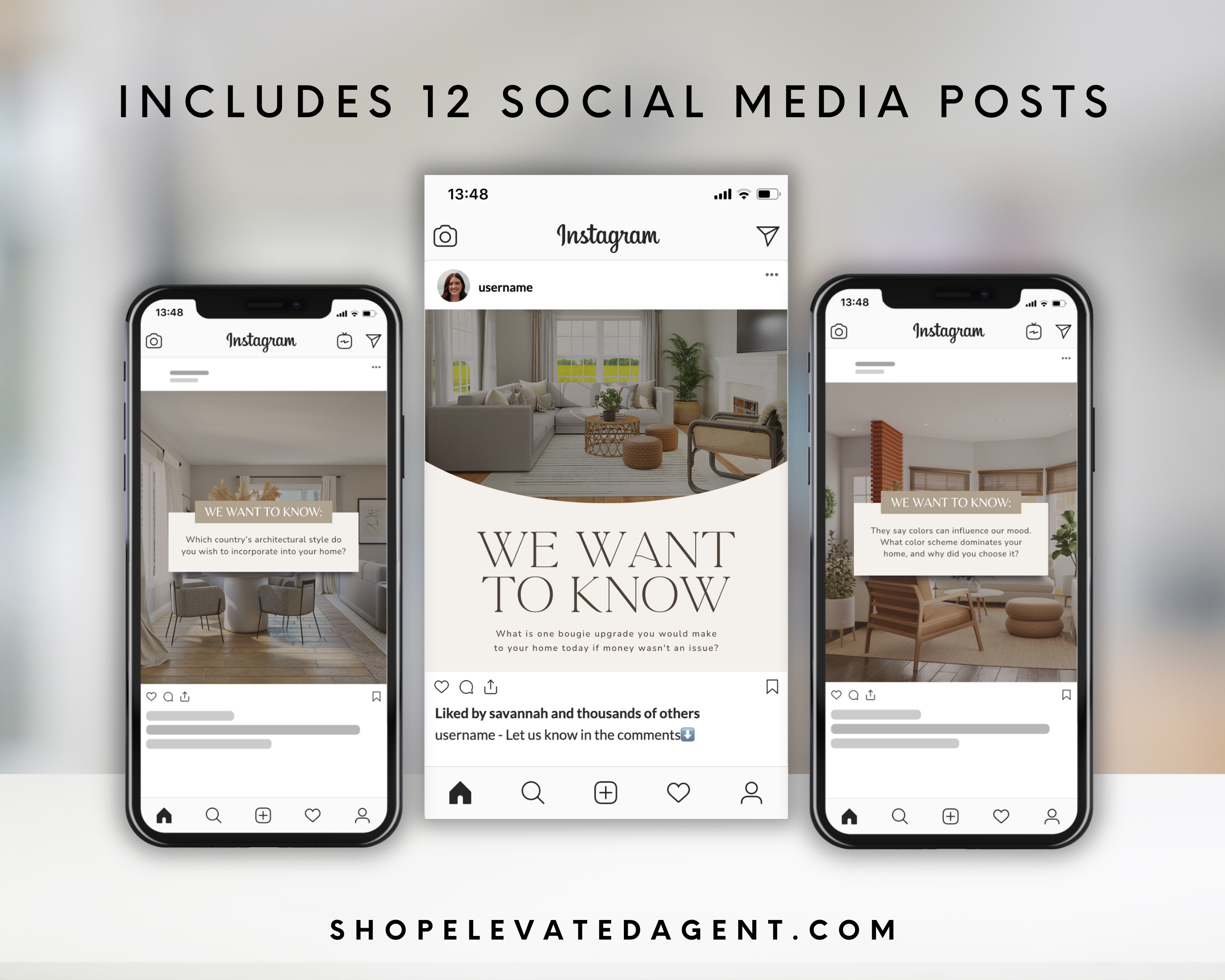 Real Estate Audience Questions, Realtor Social Media Template, Real Estate Marketing, Realtor Instagram Posts, Real Estate Content, Realtor Flyer