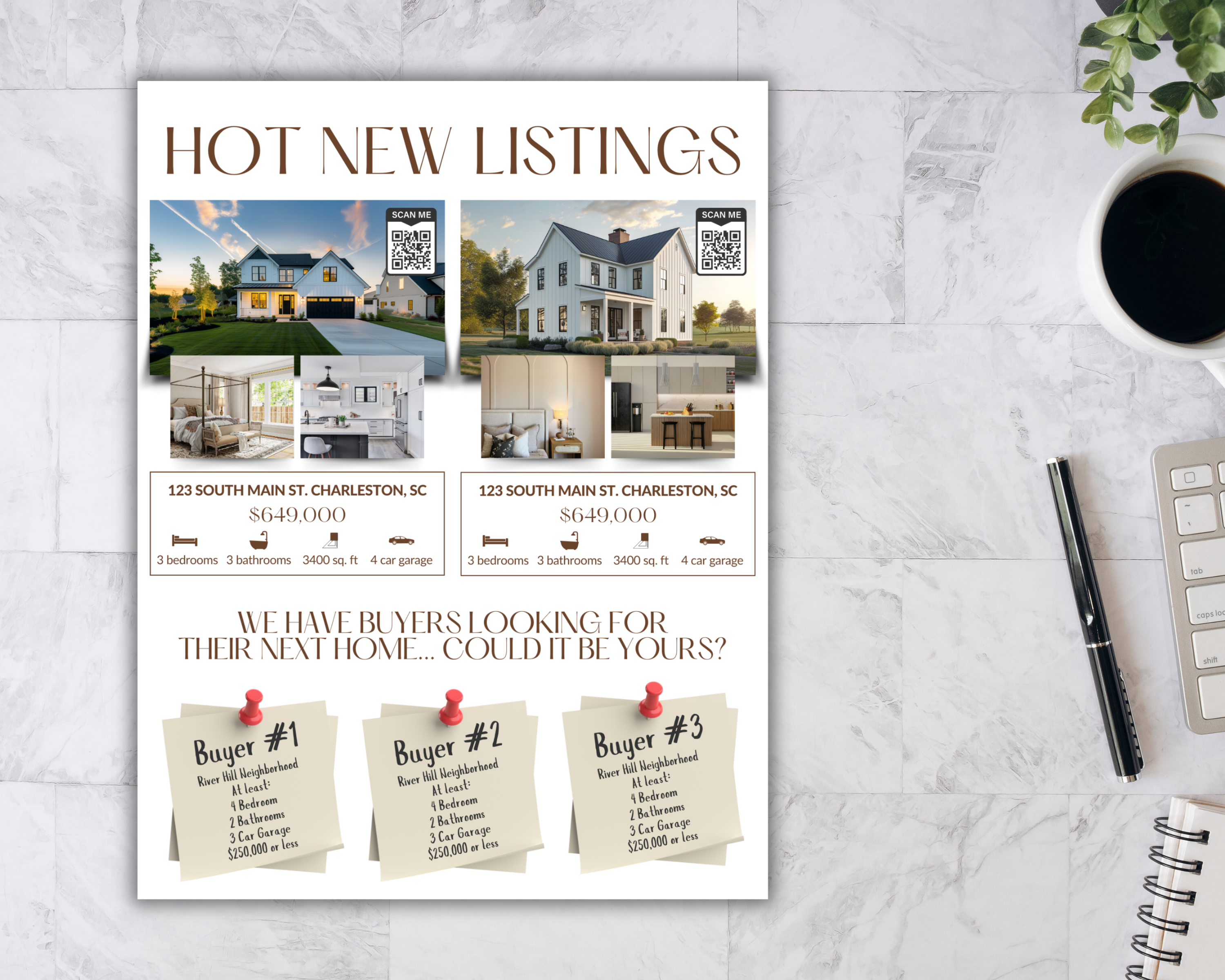 Real Estate Newsletter, 2024 July newsletter, Real Estate Marketing, Newsletter Template, Summer Newsletter, Real Estate Farming, Realtor Flyer