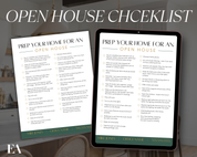 Open House Checklist - Exclusive Design Style