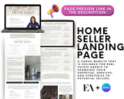 Home Seller Landing Pages - Peaceful Design Style