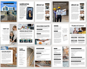 Home Builder Guide, New Construction Guide, Home Building Planner, Real Estate Marketing, Realtor Flyer, Home Builder Packet, Canva Template