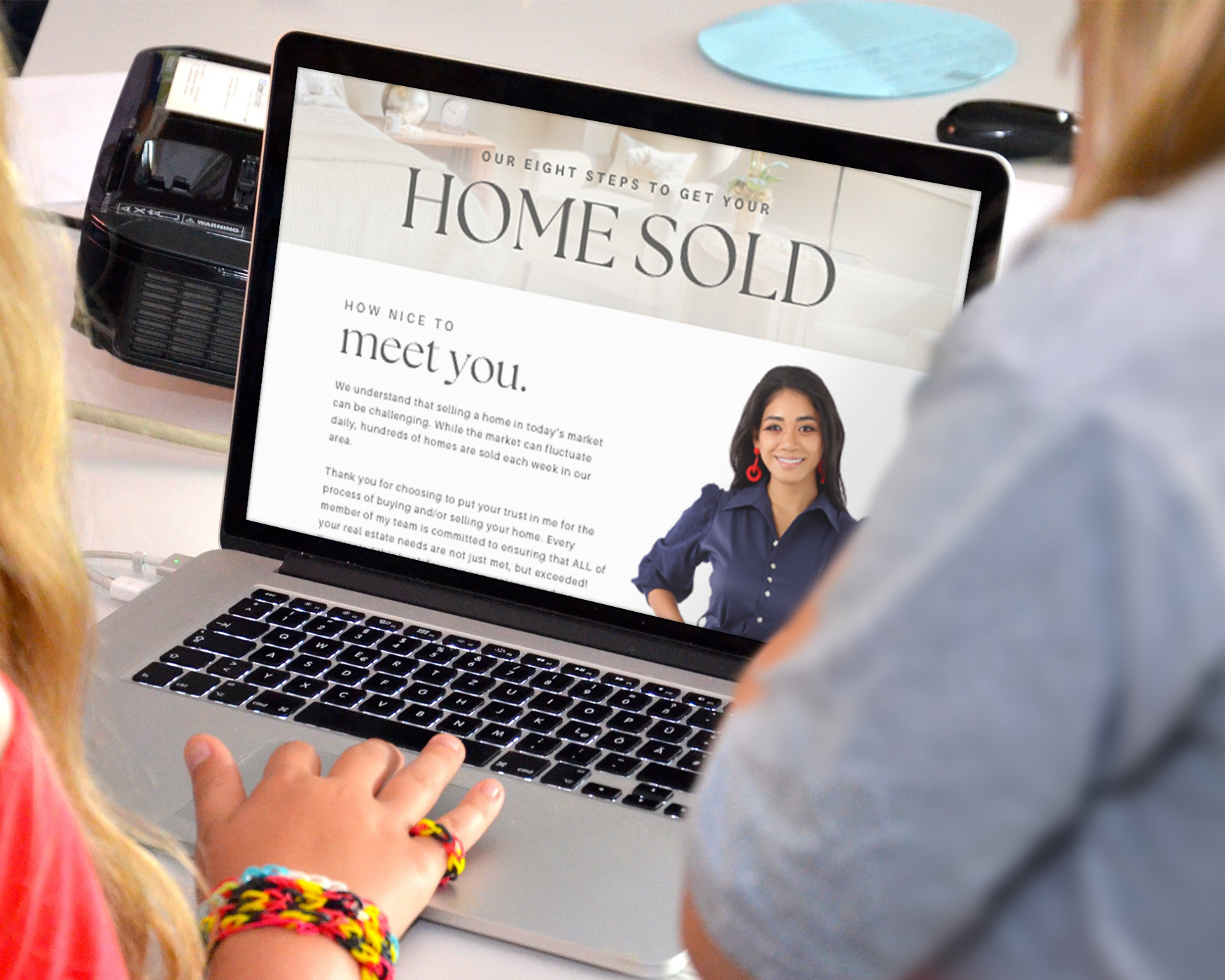 Home Seller Landing Pages - Peaceful Design Style