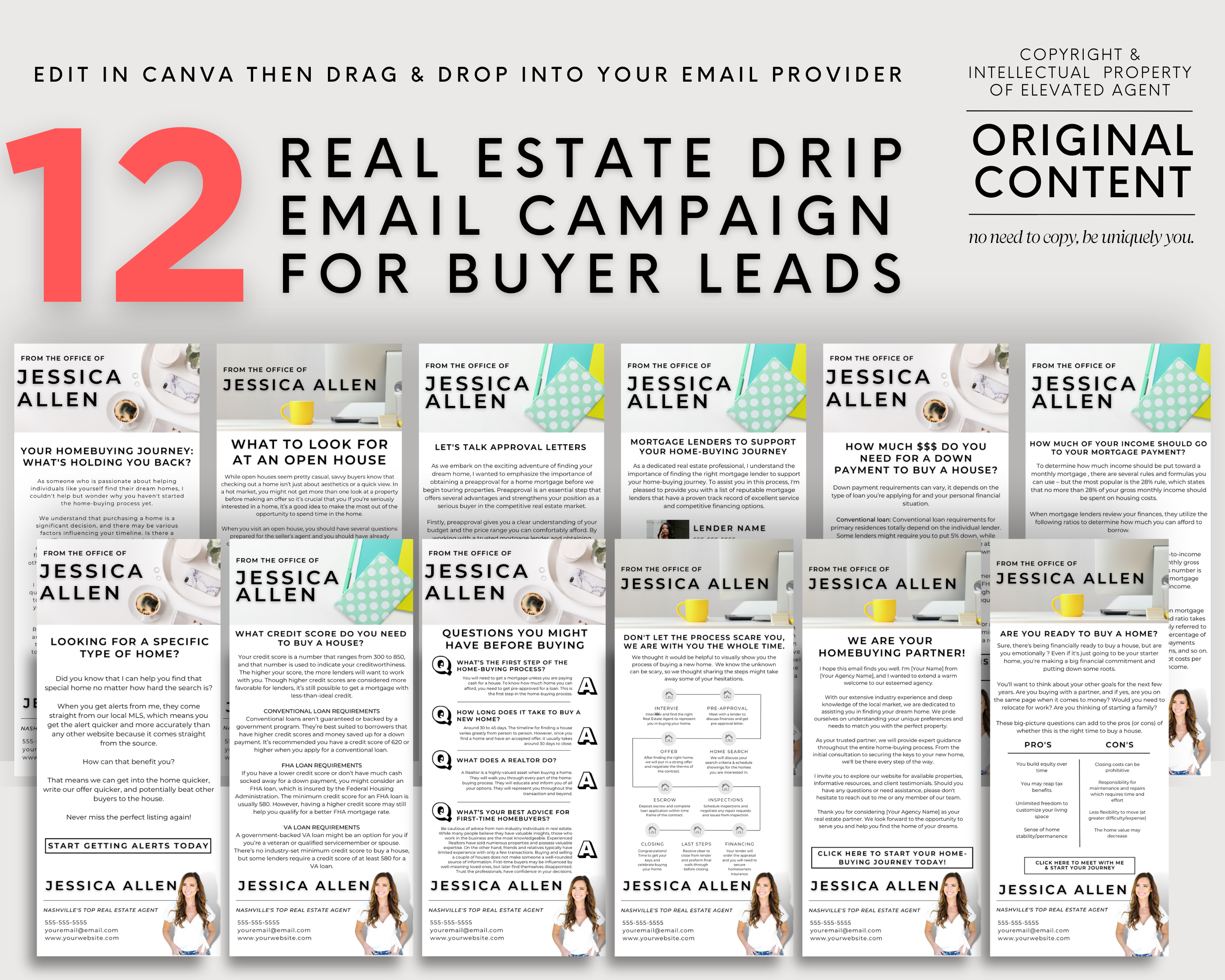 Buyer Email Drip Campaign - Real Estate Email Templates