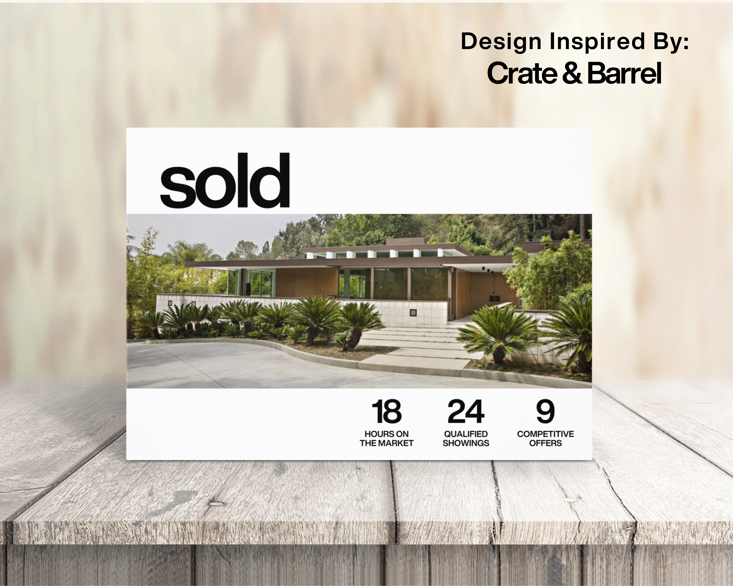 Just Sold Postcard for Real Estate Agents Just Sold Postcard Realtors Postcard Hello Neighbor Postcard Real Estate Farming Postcard Template