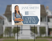 Open House Yard Sign, Real Estate Sign, Yard Sign Template, Realtor Marketing, Open House Flyer, Real Estate Template, Realtor Yard Sign